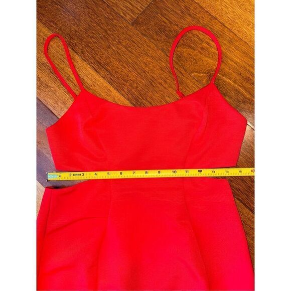 ASOS DESIGN Midi Structured Dress with Cut Out Side Detail and Slit Sz UK 10, US - Picture 5 of 11